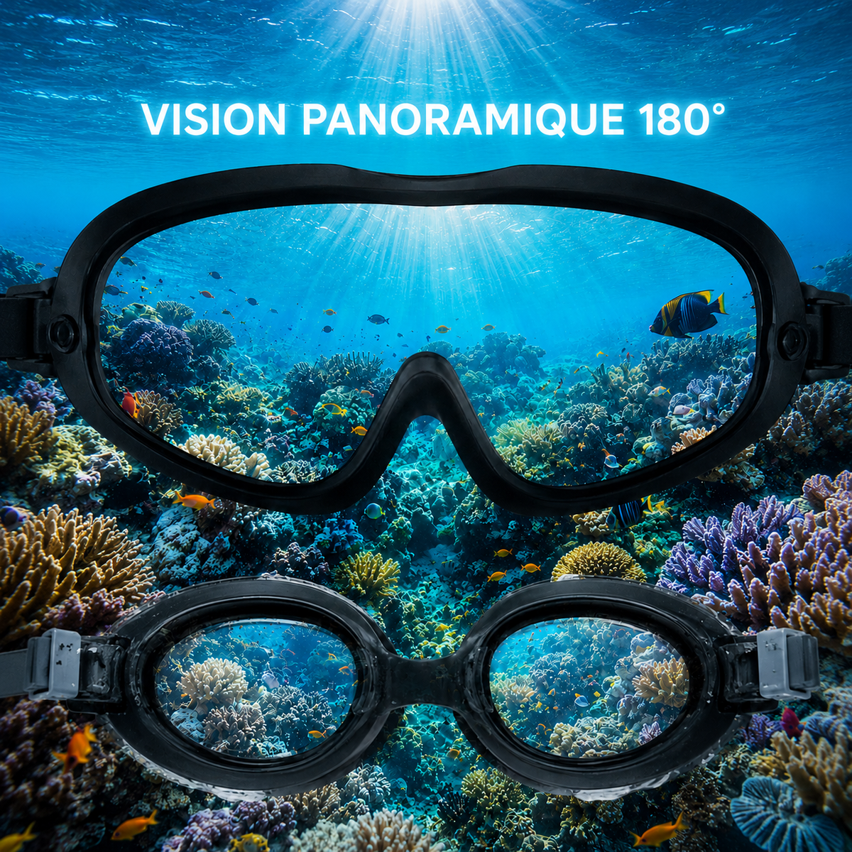 Lunettes Panoramiques Aquatiques pour Adulte