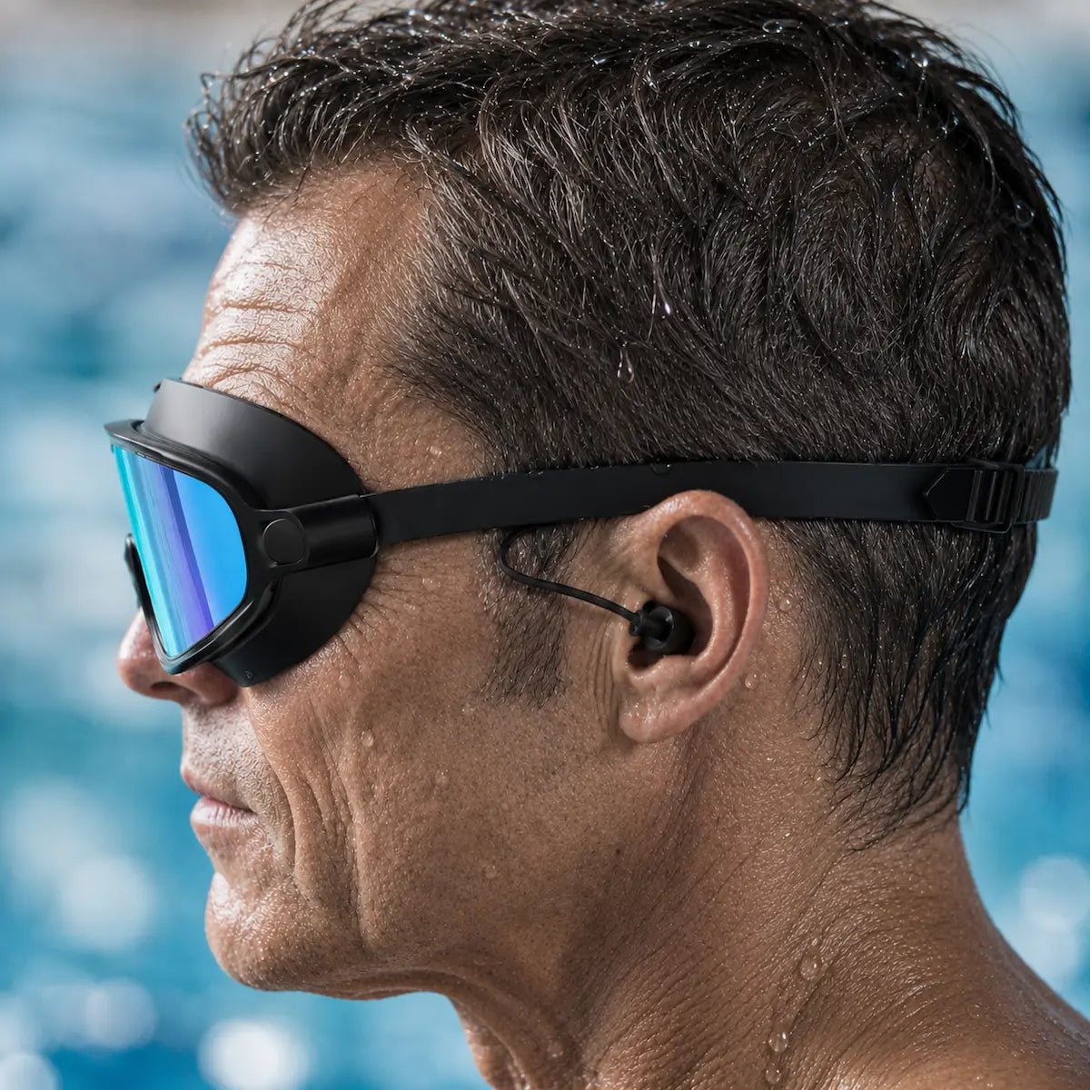 Lunettes de Piscine Panoramiques pour Adulte — Vision 180°, Anti-Buée - AquaVeo
